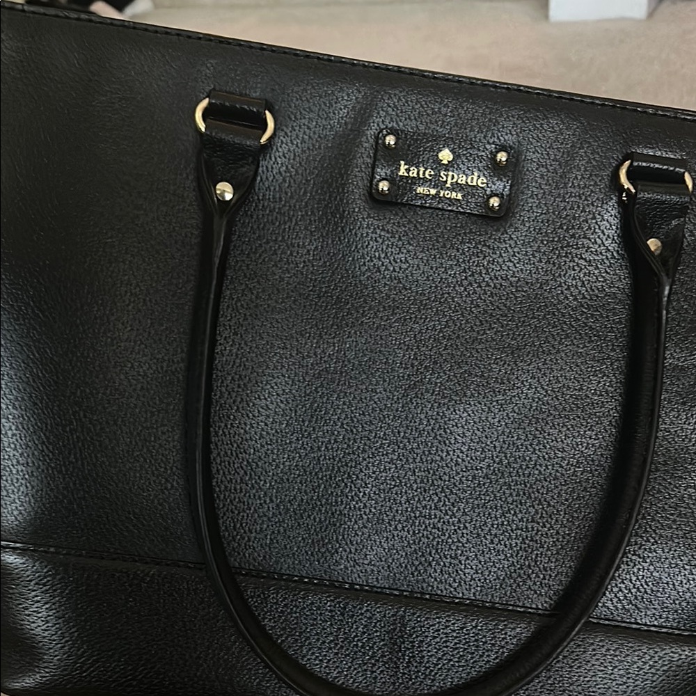 Kate Spade Black Tote Sleek Design - Picture 13 of 13
